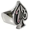 Bikerringshop Sterling Silver Number 13 Gothic Ring -Outlet Rings Store 13 gothic ring