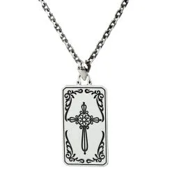 Bikerringshop Sterling Silver The World Tarot Card Pendant -Outlet Rings Store 14 BKR072021 9956
