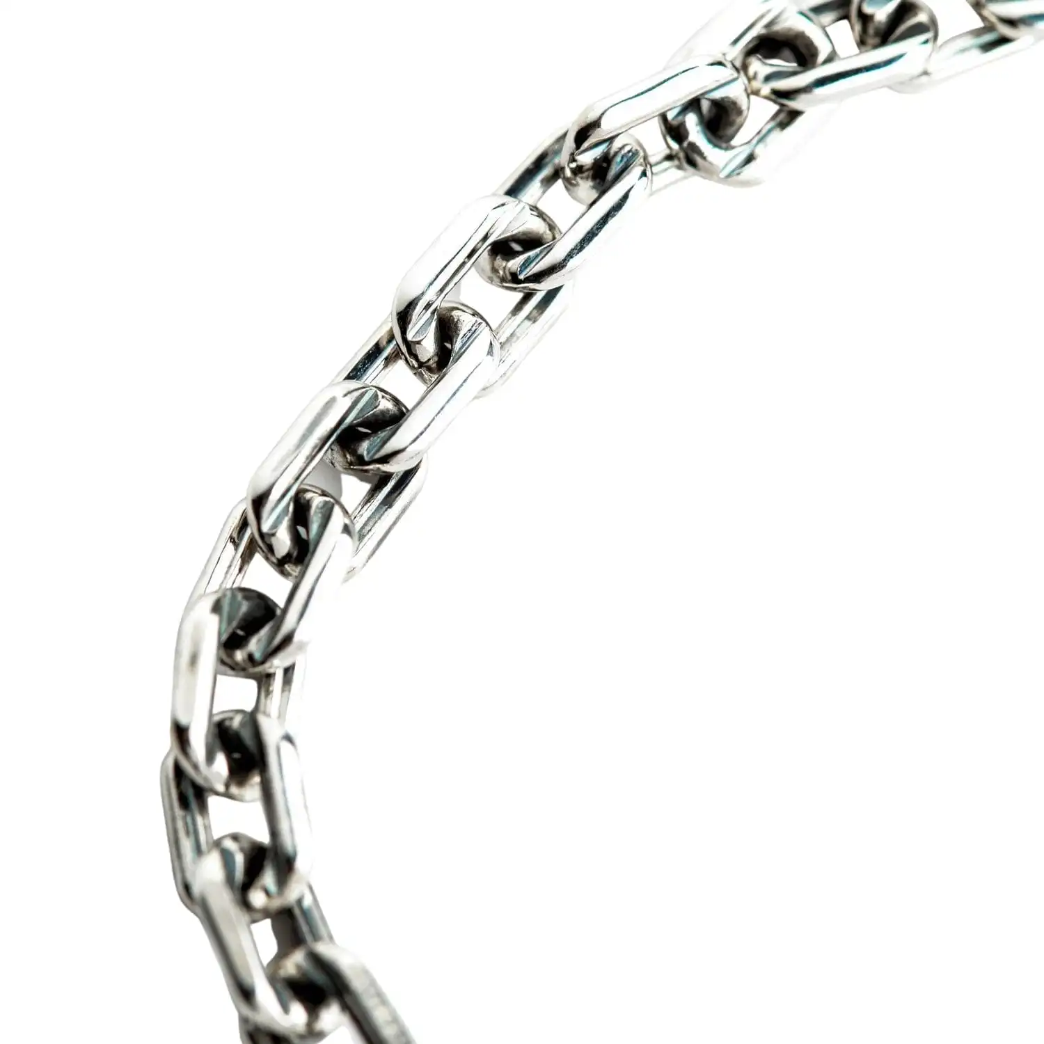 Bikerringshop Skull T-Bar Sterling Silver Curb Link Bracelet 10 Bikerringshop Skull T-Bar Sterling Silver Curb Link Bracelet - Image 8