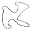 Bikerringshop 2mm Chain Sterling Silver Necklace -Outlet Rings Store 2mm chain sterling silver necklace