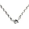 Bikerringshop 2mm Loop Chain Sterling Silver Necklace -Outlet Rings Store 2mm loop silver necklace 6