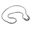 Bikerringshop 3mm Sterling Silver Byzantine Chain Necklace -Outlet Rings Store 3mm byzantine necklace made of sterling silver