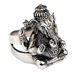 Bikerringshop 925 Sterling Silver Ganesh Ring -Outlet Rings Store 4b35c414 bd1d 4816 89af a0f839fba0a9 XIF0EP
