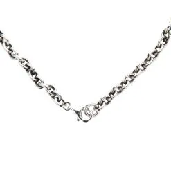Bikerringshop 5mm Sterling Silver Necklace