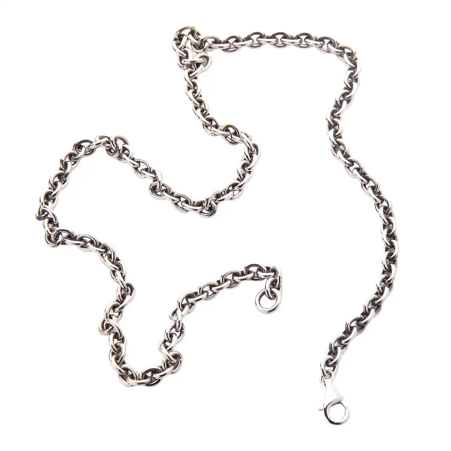 Bikerringshop 5mm Sterling Silver Necklace 7 Bikerringshop 5mm Sterling Silver Necklace - Image 5