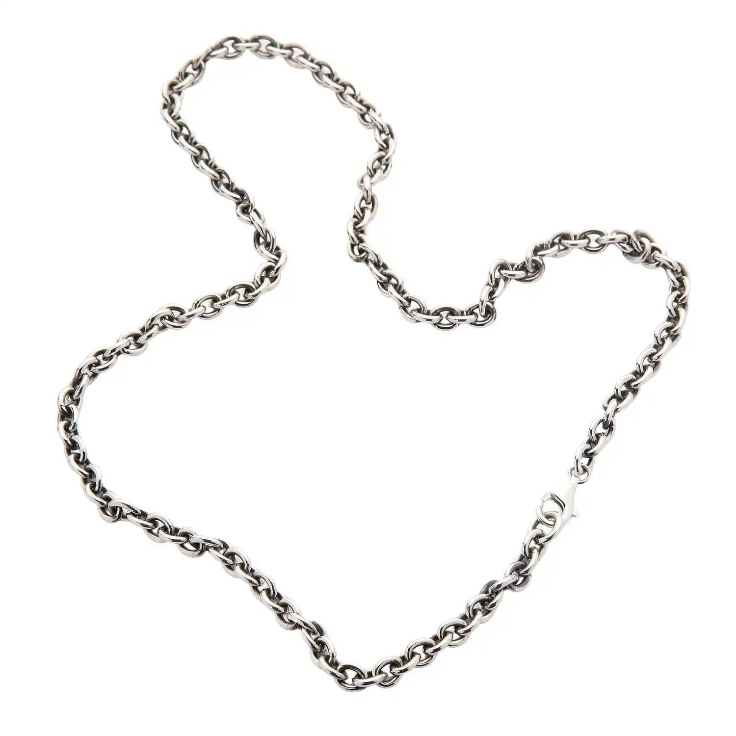 Bikerringshop 5mm Sterling Silver Necklace 8 Bikerringshop 5mm Sterling Silver Necklace - Image 6