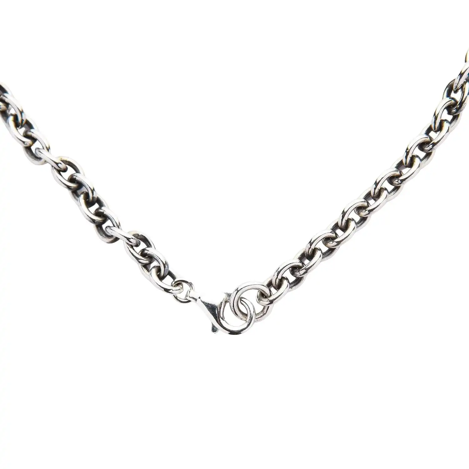 Bikerringshop 5mm Sterling Silver Necklace 3 Bikerringshop 5mm Sterling Silver Necklace