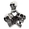 Bikerringshop Sterling Silver Triple Skull Pendant 2 Bikerringshop Sterling Silver Triple Skull Pendant -Outlet Rings Store 905a597f 7bc4 4d72 b3b0 30b2974d39b8 SYKQ0Z