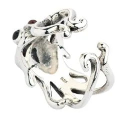 Bikerringshop Sterling Silver Octopus Ladies Ring 13 Bikerringshop Sterling Silver Octopus Ladies Ring -Outlet Rings Store 925 silver octopus ring 6