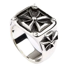 Bikerringshop Sterling Silver Maltese Cross Biker Ring -Outlet Rings Store 9b4707de 2334 409f a0e6 c1f2779a99db KG3XDX