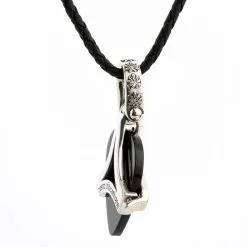 Bikerringshop Sterling Silver Rasta Lion Guitar Pick Holder Pendant -Outlet Rings Store BRK062022 14 6280