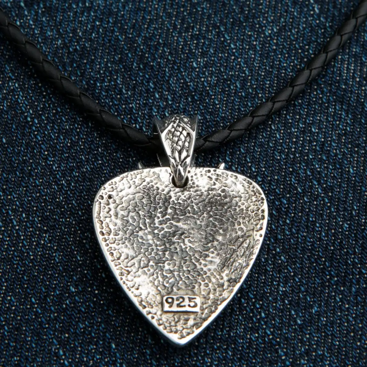 Bikerringshop Sterling Silver Knight Garnet Dragon Pendant 5 Bikerringshop Sterling Silver Knight Garnet Dragon Pendant - Image 3