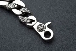 Bikerringshop Tribal Crown Sterling Silver Mens Bracelet -Outlet Rings Store Crown Silver Mens Bracelet6