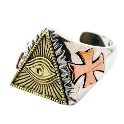 Bikerringshop Eye Of Providence Ring 11 Bikerringshop Eye Of Providence Ring -Outlet Rings Store Eye of Providence ring 2