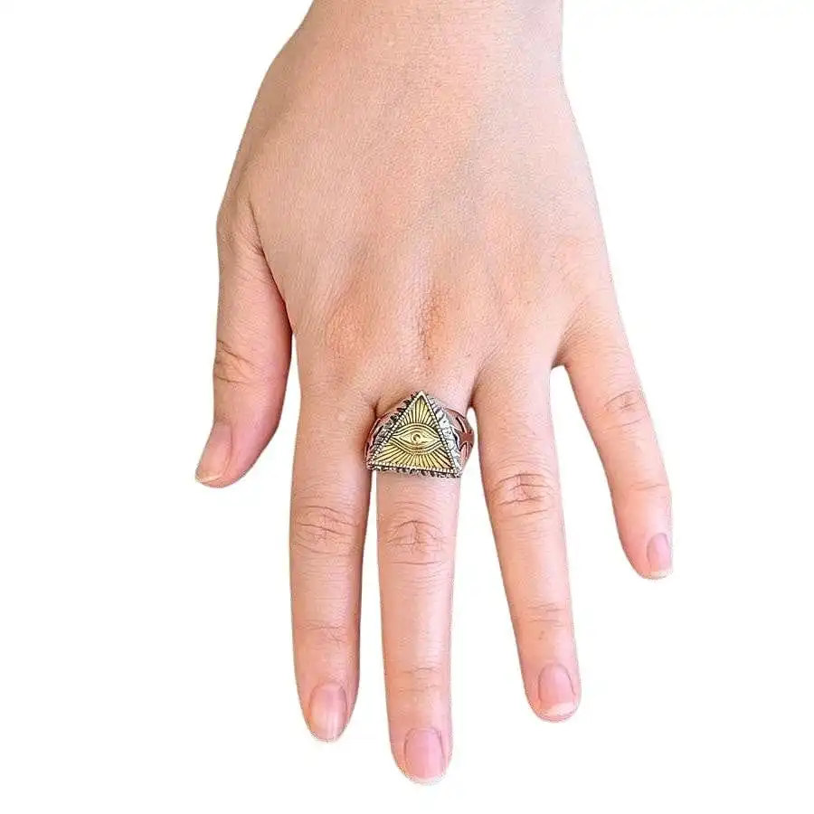 Bikerringshop Eye Of Providence Ring 9 Bikerringshop Eye Of Providence Ring - Image 7