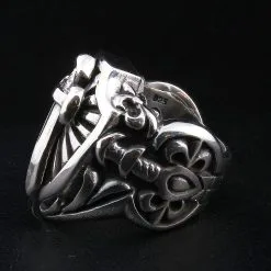Bikerringshop Heavy Sterling Silver Sword Men's Ring -Outlet Rings Store IMG 0451 f3e8afeb 6f51 45a0 b0b0 6f9456a0b41e