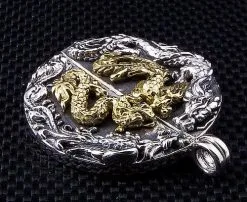 Bikerringshop Sterling Silver Japanese Phoenix Dragon Pendant -Outlet Rings Store IMG 2421