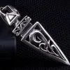 Bikerringshop Spike Pyramid Silver Pendant -Outlet Rings Store IMG 2447