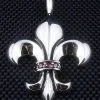 Bikerringshop Sterling Silver Fleur De Lis Pendant 2 Bikerringshop Sterling Silver Fleur De Lis Pendant -Outlet Rings Store IMG 2667