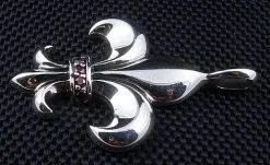Bikerringshop Sterling Silver Fleur De Lis Pendant -Outlet Rings Store IMG 2670
