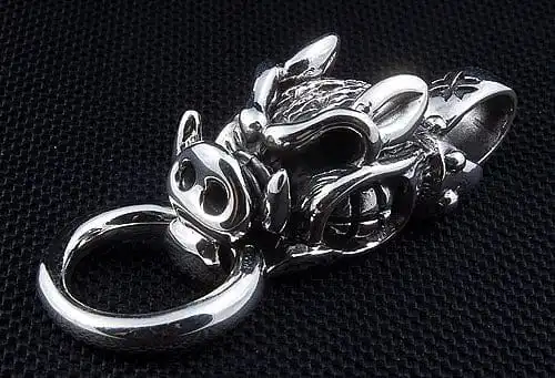 Bikerringshop Sterling Silver Boar Mens Pendant 9 Bikerringshop Sterling Silver Boar Mens Pendant - Image 7