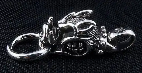 Bikerringshop Sterling Silver Boar Mens Pendant 10 Bikerringshop Sterling Silver Boar Mens Pendant - Image 8