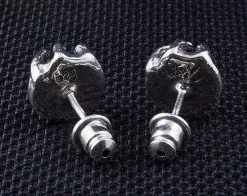 Bikerringshop Sterling Silver Red Evil Eye Earrings -Outlet Rings Store IMG 3306