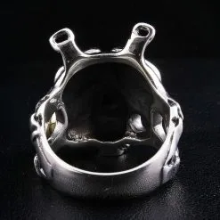 Bikerringshop Silver US Military Gas Mask Mens Ring -Outlet Rings Store IMG 8866