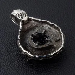 Bikerringshop Sterling Silver Onyx Japanese Koi Fish Pendant -Outlet Rings Store Japanese koi fish pendant 4