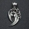 Bikerringshop Sterling Silver Tribal Fang Fishhook Pendant -Outlet Rings Store Jew04 4825