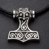 Bikerringshop Big Silver Thors Hammer Mens Pendant Necklace -Outlet Rings Store Jew07 4906