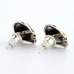 Bikerringshop Sterling Silver Lucha Libre Mask Stud Earrings -Outlet Rings Store Lucha Libre Mask earrings 7