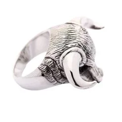 Bikerringshop Sterling Silver Bull Taurus Ring -Outlet Rings Store Silver Bull Taurus Ring 10