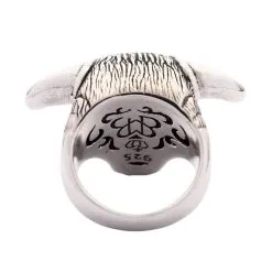 Bikerringshop Sterling Silver Bull Taurus Ring -Outlet Rings Store Silver Bull Taurus Ring 6