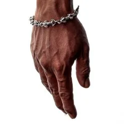 Bikerringshop Sterling Silver Tibetan Dorje Amulet Bracelet -Outlet Rings Store Tibetan Dorje bracelet 5