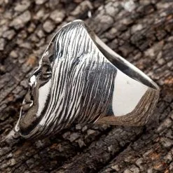 Bikerringshop Sterling Silver Two Face Skull Devil Ring -Outlet Rings Store WBG22 11823