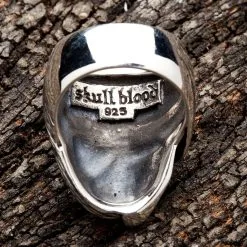 Bikerringshop Sterling Silver Two Face Skull Devil Ring -Outlet Rings Store WBG22 11827