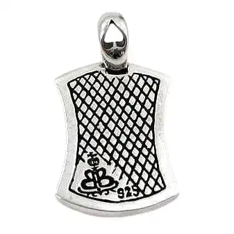 Bikerringshop Sterling Silver Ace Spade Mens Dog Tag Pendant 5 Bikerringshop Sterling Silver Ace Spade Mens Dog Tag Pendant - Image 3
