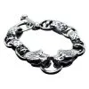 Bikerringshop Sterling Silver Anaconda Snake Men's Bracelet 1 Bikerringshop Sterling Silver Anaconda Snake Men's Bracelet -Outlet Rings Store anaconda snake bracelet