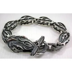Bikerringshop Anaconda Snake Silver Brass Bracelet 11 Bikerringshop Anaconda Snake Silver Brass Bracelet -Outlet Rings Store anaconda snake silver brass bracelet 3