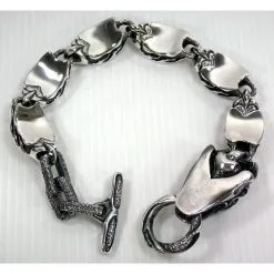 Bikerringshop Anaconda Snake Silver Brass Bracelet 12 Bikerringshop Anaconda Snake Silver Brass Bracelet -Outlet Rings Store anaconda snake silver brass bracelet 4