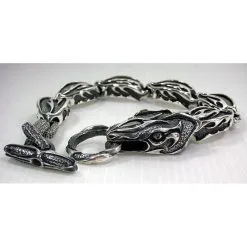 Bikerringshop Anaconda Snake Silver Brass Bracelet 13 Bikerringshop Anaconda Snake Silver Brass Bracelet -Outlet Rings Store anaconda snake silver brass bracelet 5
