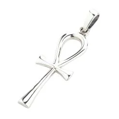Bikerringshop Silver Ankh Pendant Necklace -Outlet Rings Store ankh pendant 2