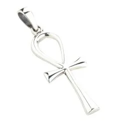 Bikerringshop Silver Ankh Pendant Necklace -Outlet Rings Store ankh pendant 3