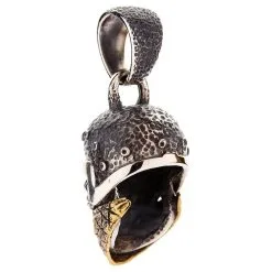 Bikerringshop Bandana Biker Skull Pendant -Outlet Rings Store bandana biker skull pendant 6