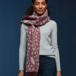 The Metropolitan Museum Of Art Basket-Weave Pattern Reversible Wool Scarf -Outlet Rings Store basket weave pattern reversible wool scarf 2