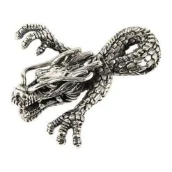 Bikerringshop 925 Sterling Silver Big Dragon Pendants