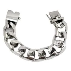 Bikerringshop Sterling Silver Big Figaro Bracelets -Outlet Rings Store big figaro bracelets 4