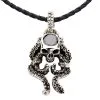 Bikerringshop Sterling Silver Black Onyx Gothic Skull Octopus Pendant 1 Bikerringshop Sterling Silver Black Onyx Gothic Skull Octopus Pendant -Outlet Rings Store black onyx gothic skull octopus pendant