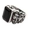 Bikerringshop Black Stone Scottish Rampant Lion Mens Ring -Outlet Rings Store black stone scottish rampant lion mens ring